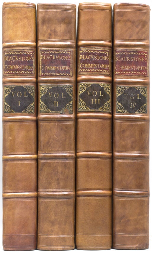 Commentaries on the Laws of England