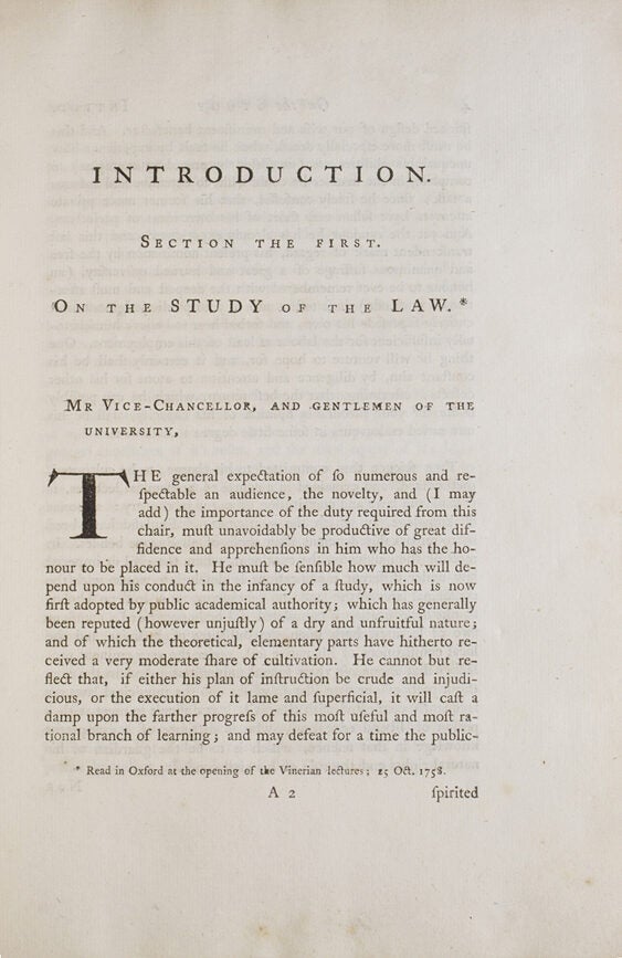 Commentaries on the Laws of England