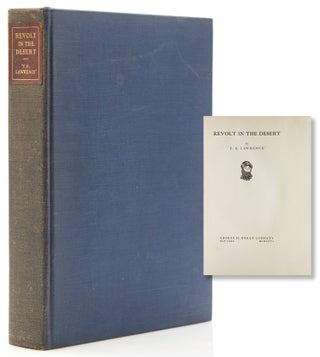 Item #257407 Revolt in the Desert. T. E Lawrence