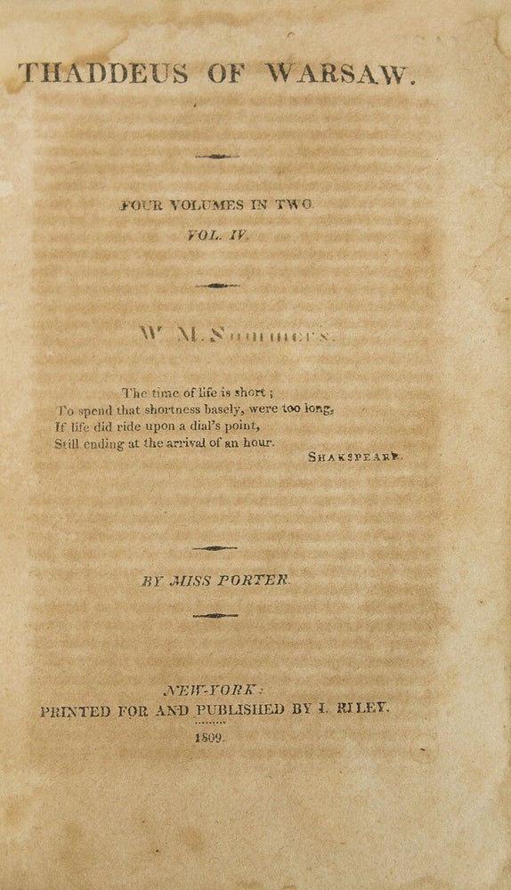 Thaddeus of Warsaw. In Four Volumes (2/4)