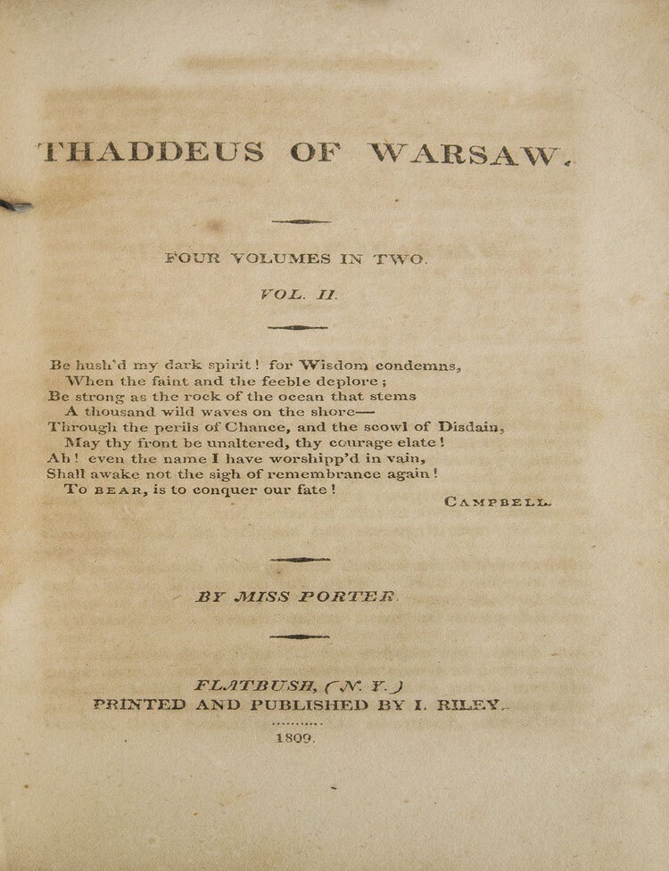 Thaddeus of Warsaw. In Four Volumes (3/4)