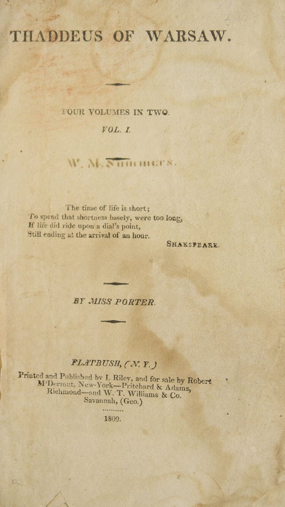 Thaddeus of Warsaw. In Four Volumes (4/4)