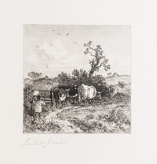 Item #257657 Complete set of his etchings for Thomas Warton’s THE HAMLET: AN ODE WRITTEN IN...