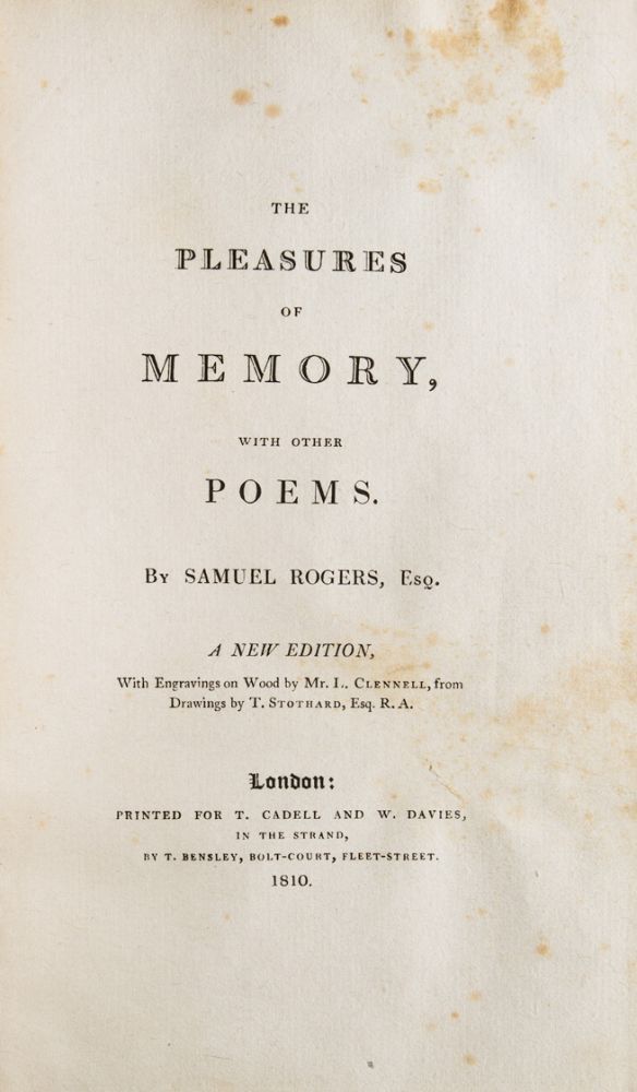The Pleasures of Memory with Other Poems (2/2)