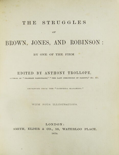 The Struggles of Brown, Jones, and Robinson (2/2)