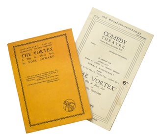 Item #257773 The Vortex. A Play in Three Acts. WITH: Programme for the Vortex at the Comedy...