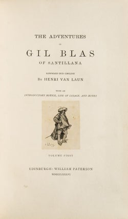 Item #257866 The Adventures of Gil Blas of Santillana. Rendered into English by Henri Van Laun....