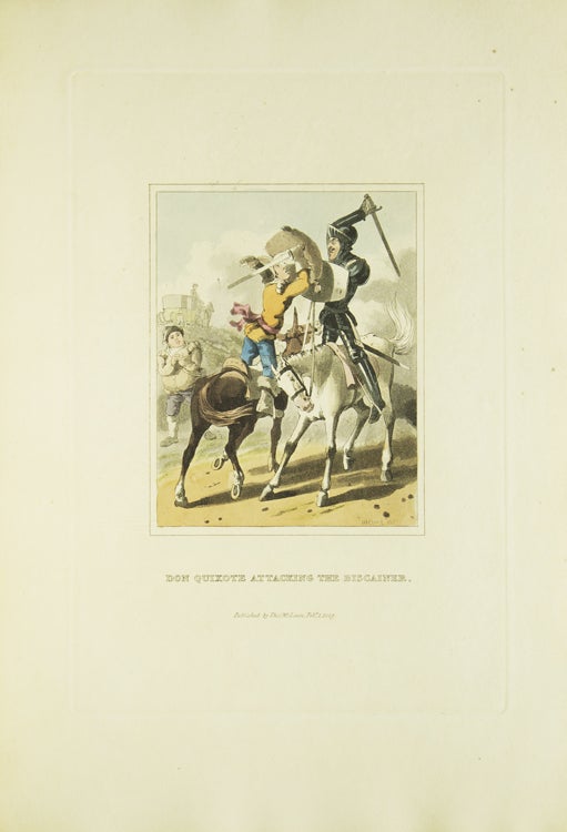 Illustrations to Don Quixotte [front cover title]