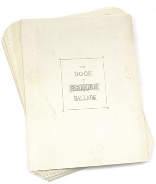 Item #257953 The Book of British Ballads. S. C. Hall, amuel, arter