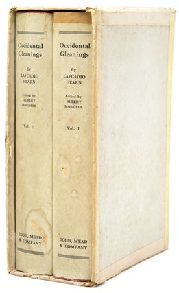 Item #257985 Occidental Gleanings by...Sketches and Essays Now First Collected by Albert Mordell....
