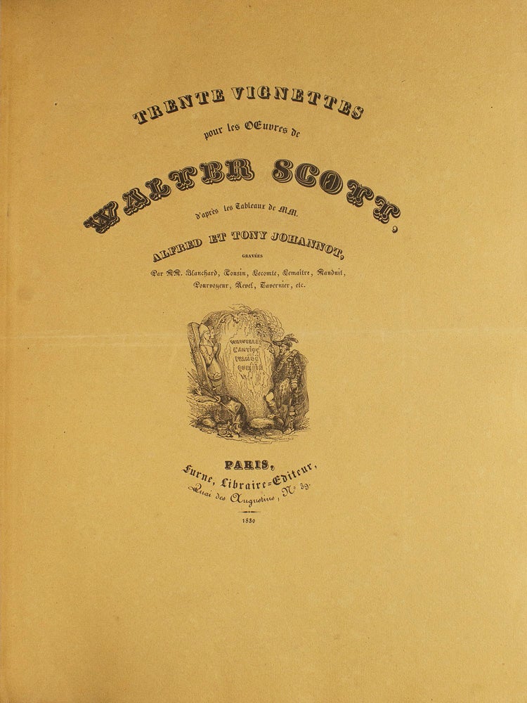 Album of illustrations to Walter Scott