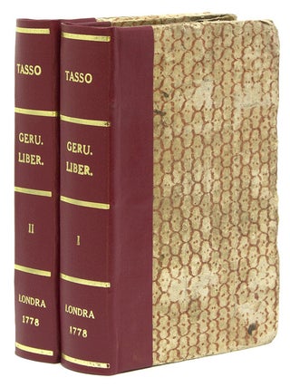 Item #25878 La Gerusalemme Liberata. Torquato Tasso