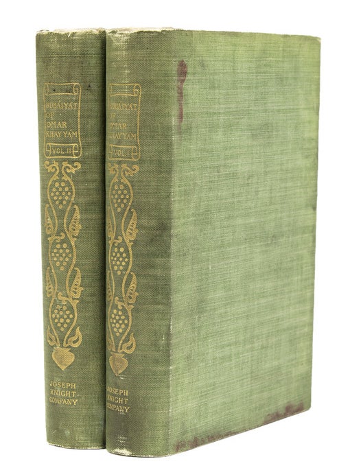 Rubáiyát of Omar Khayyám. English, French and German Translations Comparatively Arranged in Accordance with the Text of Edward Fitzgerald’s Version. With Further Selections, Notes, Biographies, Bibliography and Other Material Collected and Edited by Nathan Haskell Dole