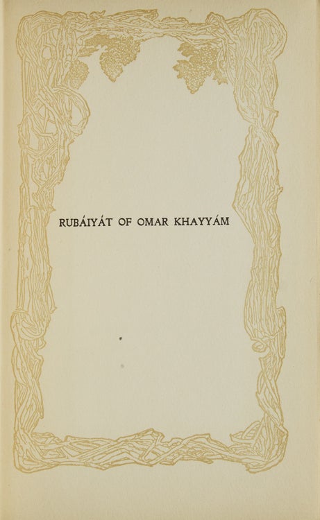 Rubáiyat of Omar Khayyám