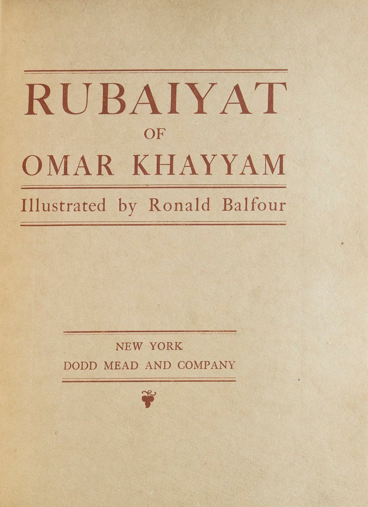 Rubaiyat of Omar Khayyam