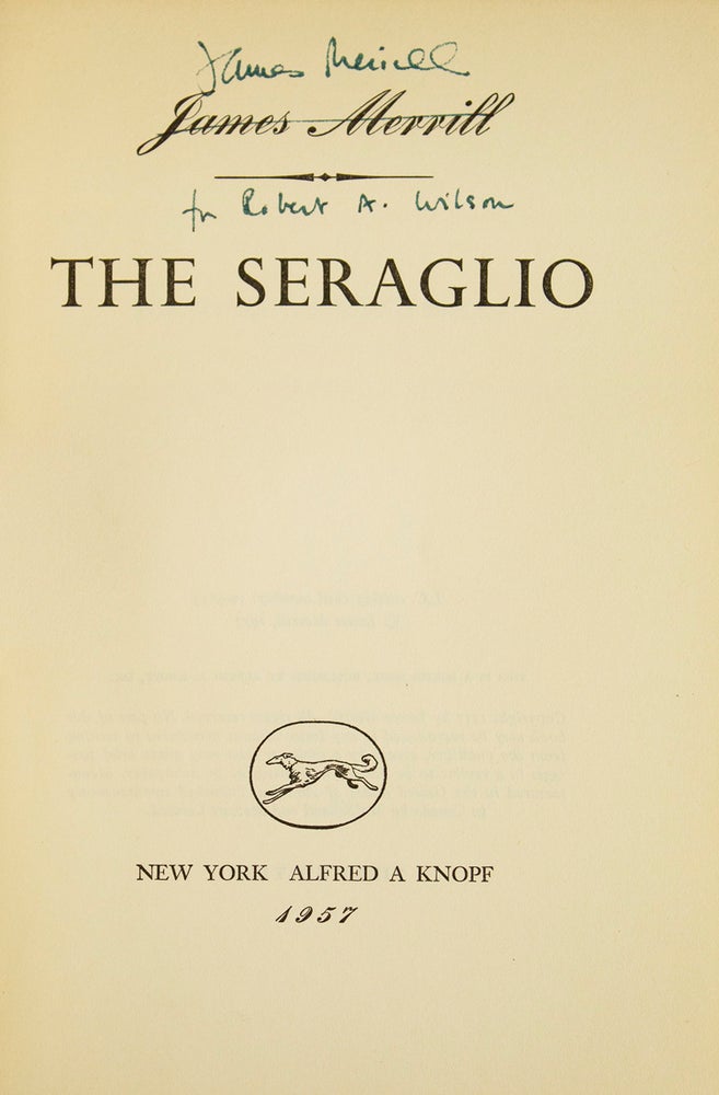 The Seraglio. A Novel …