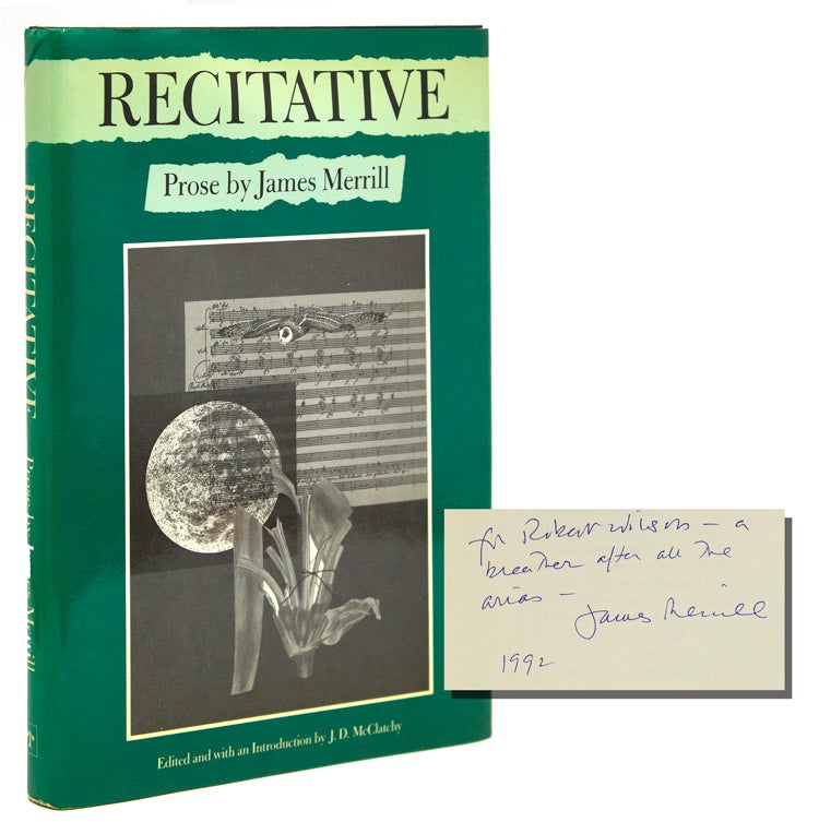 Recitative. Prose by … edited and with an Introduction by J.D. McClatchy