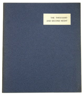 Item #259515 The Thousand and Second Night. James Merrill