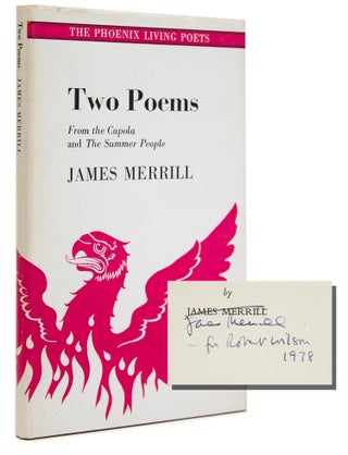 Item #259517 Two Poems: From the Cupola and The Summer People. James Merrill