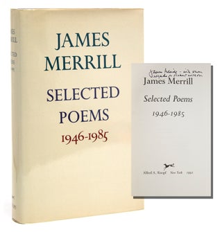 Item #259581 Selected Poems 1946-1985. James Merrill