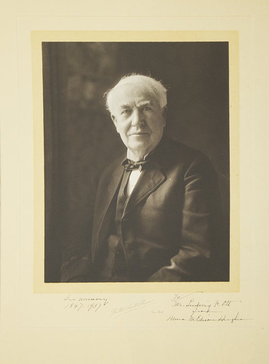 Photogravure Portrait of Thomas Edison