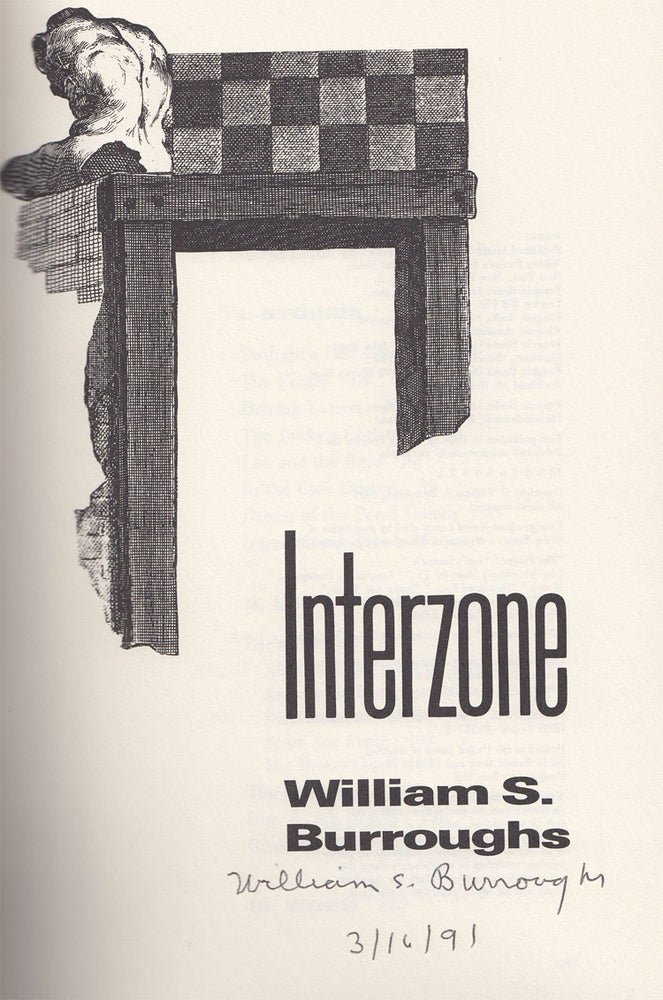 Item #260534 Interzone. William S. Burroughs.