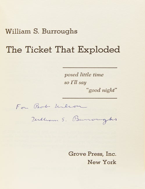 The Ticket that Exploded