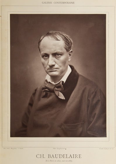 Item #260810 “Ch. Baudelaire”. Charles Baudelaire, Étienne Carjat, photographer.