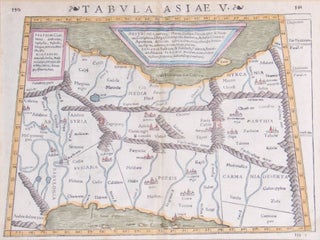 Item #26096 Map of Assyria, Persia, Parthia, Caspian Sea, Mesopotamia. MAP, Claudius Tolmaeus