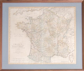 Item #26101 Map of France, Divided into Metro Circle, Departments and Districts as decreed by the...