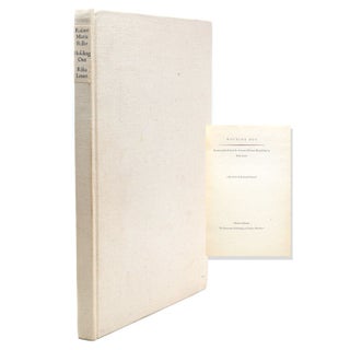 Item #261261 Holding Out. Poems Rendered from the German of Rainer Maria Rilke by Rika Lesser....