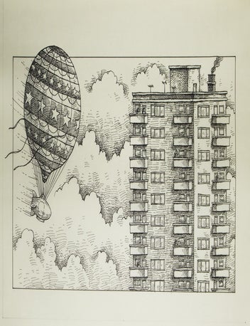 30 pen and ink illustrations for the children's book "Dangerous Fortune" by Norman Borisoff