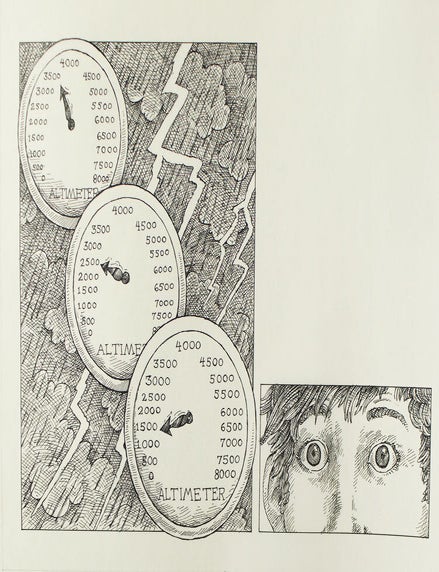 30 pen and ink illustrations for the children's book "Dangerous Fortune" by Norman Borisoff