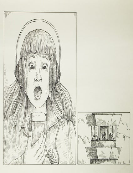 30 pen and ink illustrations for the children's book "Dangerous Fortune" by Norman Borisoff