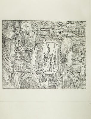 30 pen and ink illustrations for the children's book "Dangerous Fortune" by Norman Borisoff