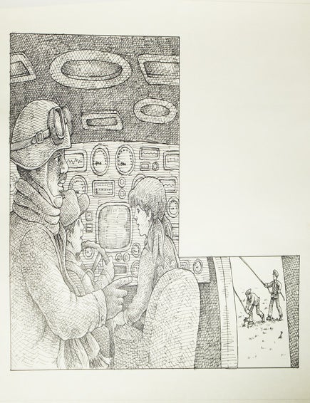 30 pen and ink illustrations for the children's book "Dangerous Fortune" by Norman Borisoff