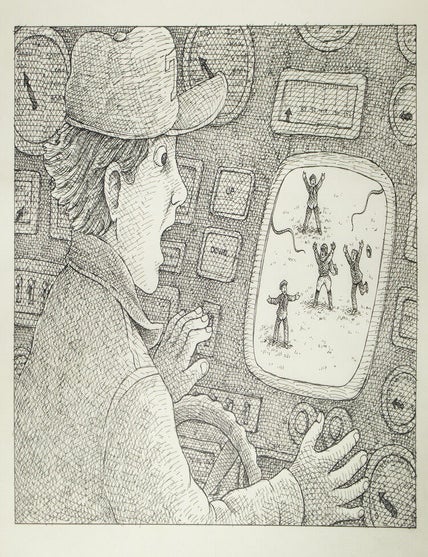 30 pen and ink illustrations for the children's book "Dangerous Fortune" by Norman Borisoff