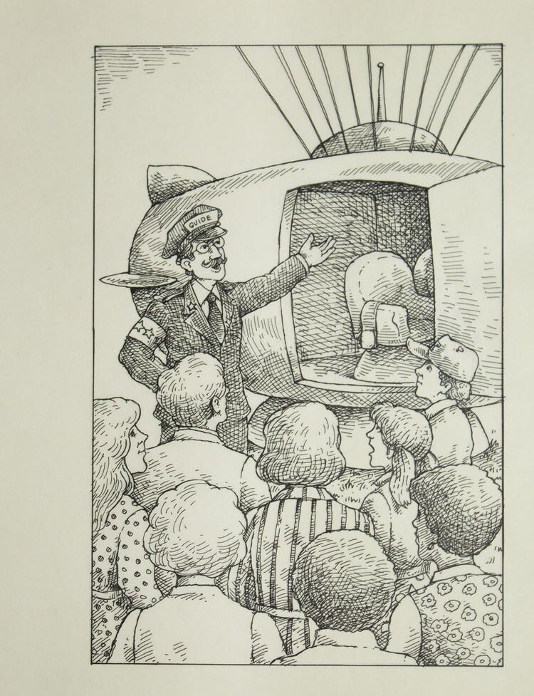 30 pen and ink illustrations for the children's book "Dangerous Fortune" by Norman Borisoff