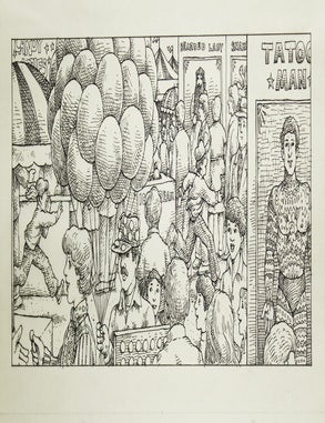 30 pen and ink illustrations for the children's book "Dangerous Fortune" by Norman Borisoff