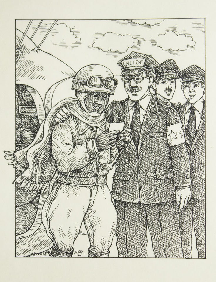30 pen and ink illustrations for the children's book "Dangerous Fortune" by Norman Borisoff