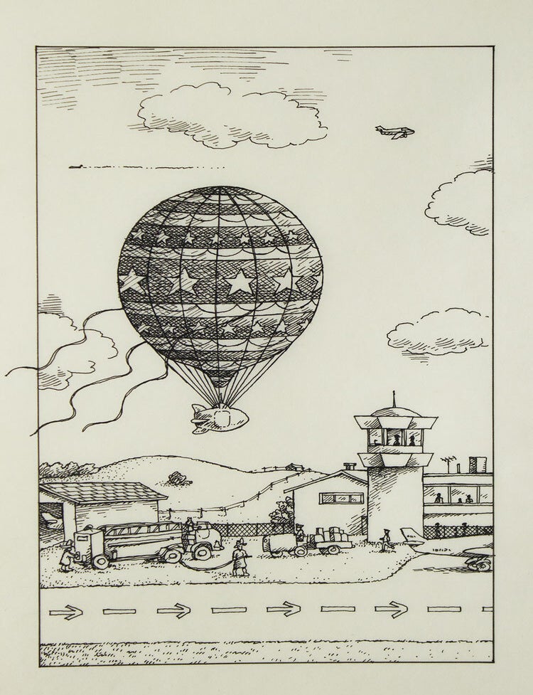 30 pen and ink illustrations for the children's book "Dangerous Fortune" by Norman Borisoff