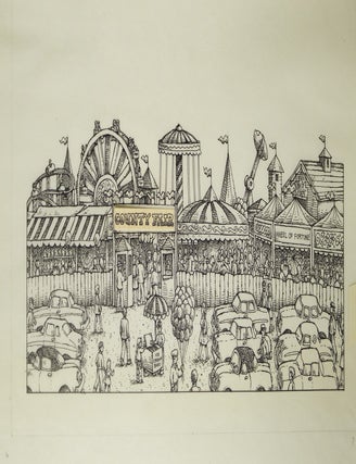 30 pen and ink illustrations for the children's book "Dangerous Fortune" by Norman Borisoff