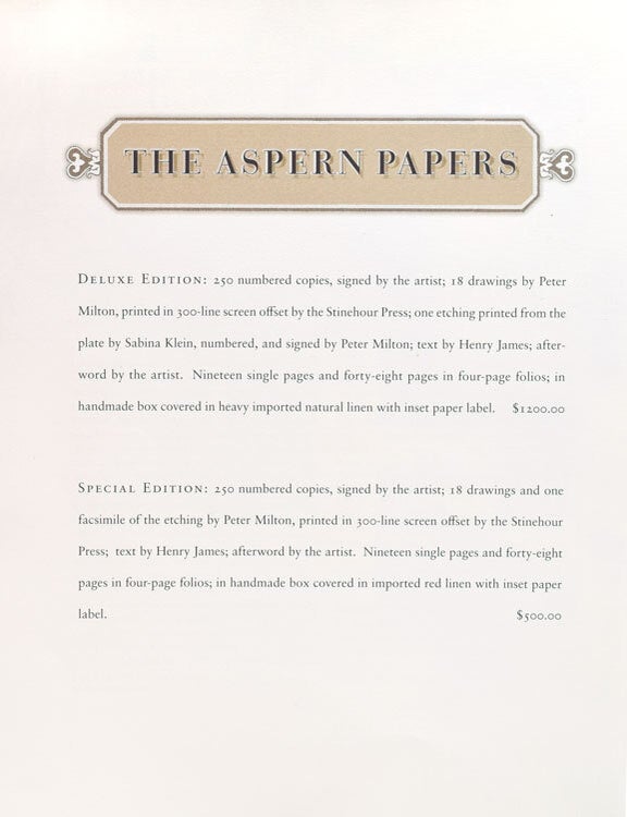 The Aspern Papers