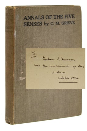 Item #261945 Annals of the Five Senses. C. M. Grieve