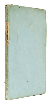 Item #262097 An Account of Greek Manuscripts: Chiefly Biblical, which had been in the Possession...