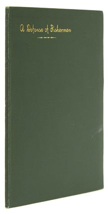 Item #262469 A Defense of Fishermen. Grover Cleveland