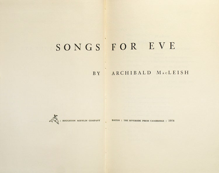 Songs for Eve