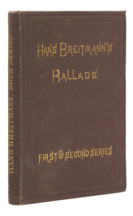 Hans Breitmann's Party. With other Ballads