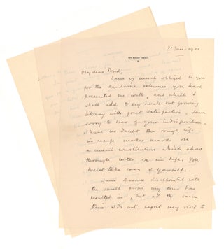 Item #263185 Autograph Letter, signed (“Winston S. Churchill”), to Major James B. Pond, with...