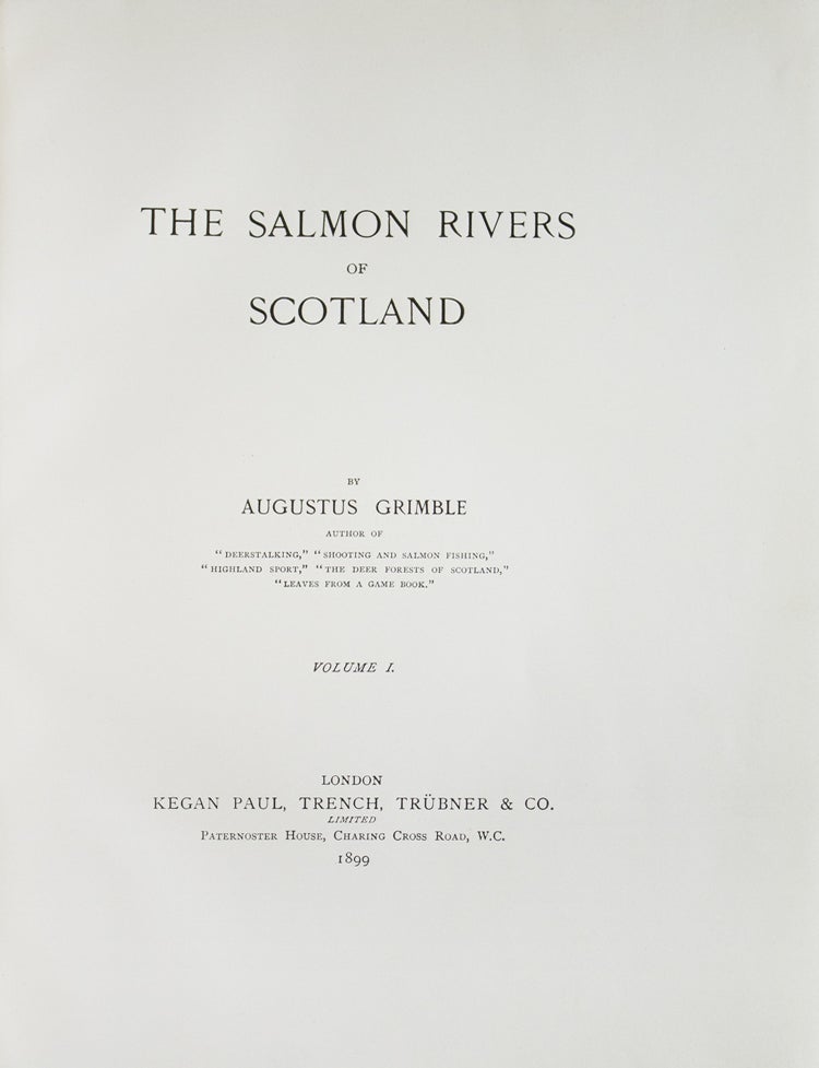 The Salmon Rivers of Scotland